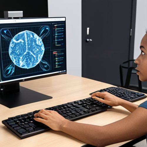 **

A diverse group of data scientists collaborating on a computer screen displaying complex algorithms. The scene emphasizes fairness and inclusivity in AI development, with visual cues representing balanced datasets and bias detection tools. Focus on a modern, collaborative workspace with a focus on ethical AI development.

**