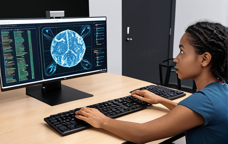 **

A diverse group of data scientists collaborating on a computer screen displaying complex algorithms. The scene emphasizes fairness and inclusivity in AI development, with visual cues representing balanced datasets and bias detection tools. Focus on a modern, collaborative workspace with a focus on ethical AI development.

**